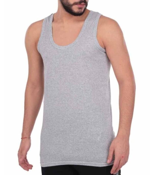6 pack herren unterhemden feinripp tank top achselhemd grau m %100 baumwolle k 87