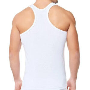 3 pack herren unterhemden rambo weiß l muskelshirt %100 baumwolle k 74